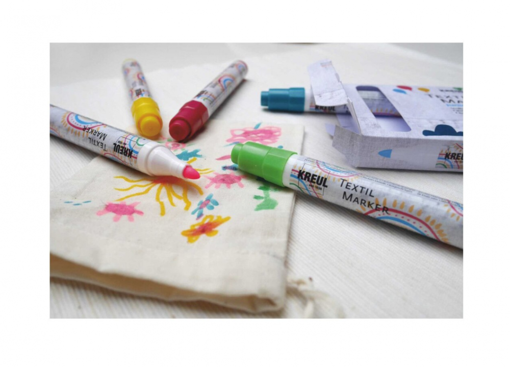 Marker pentru textile Kreul Junior 5buc/set [3]