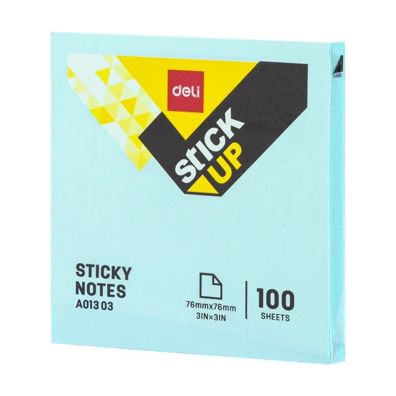 Notes Adeziv 76*76mm Div. Culori Pastel 100File Deli [3]
