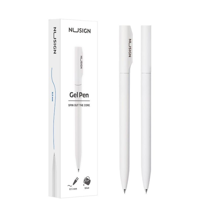 PIX CU GEL CU MECANISM 0.5MM ALBASTRU NUSIGN CORP ALB DELI [2]