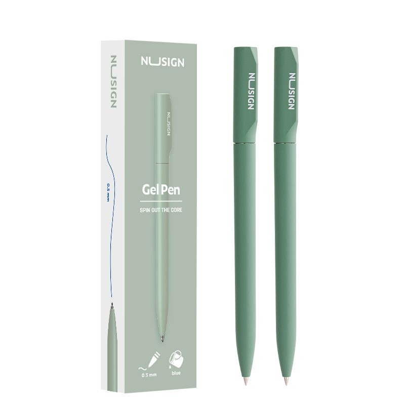 PIX CU GEL CU MECANISM 0.5MM ALBASTRU NUSIGN CORP VERDE DELI [2]