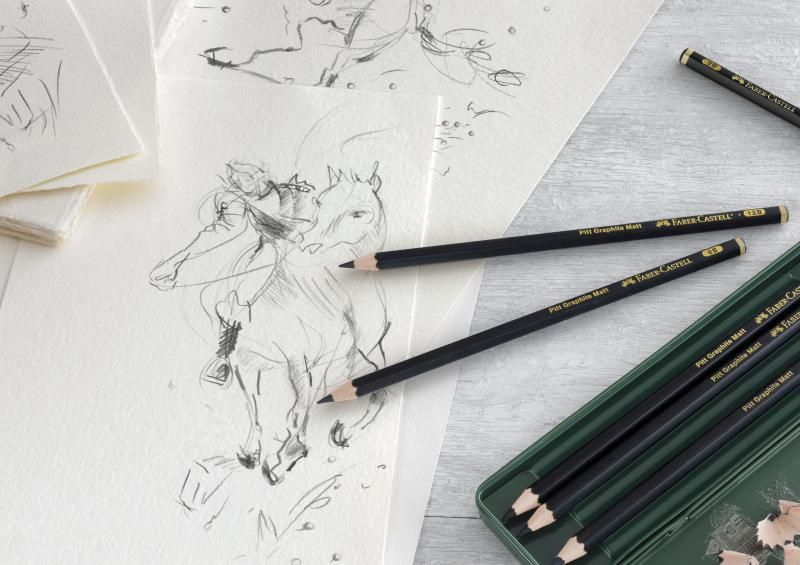SET 6 BUC CREION GRAFIT MAT PITT FABER-CASTELL [4]