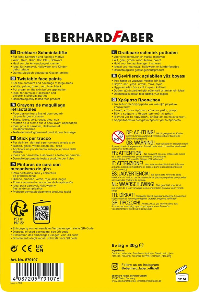 SET PICTURA PENTRU FATA CREIOANE RETRACTABILE 6 CUL EBERHARD FAB [4]