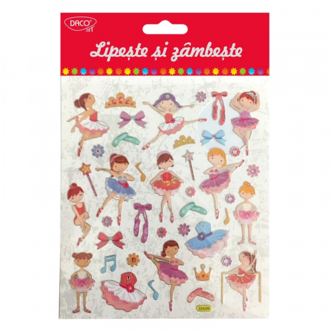 Articole Creative și Craft - Abtibild - AB024 Balerine Stick&Smile DACO