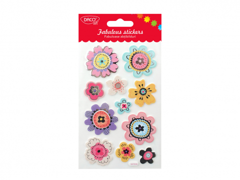 Articole Creative și Craft - Abtibild - AB050 Flori Fabuloase DACO