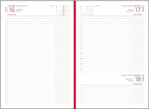 Agenda A5 Zilnica Bordeaux 2026 Basic Ego [2]