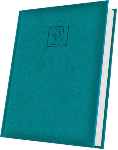 Papetărie / Birotică - Agendă datată 2027 Herlitz Deluxe Edolo A5, Turcoaz