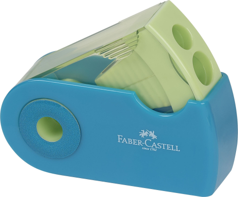 ASCUTITOARE PLASTIC DUBLA SLEEVE TREND 2019 FABER-CASTELL [3]