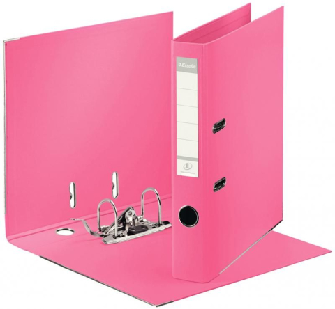 Biblioraft Plastifiat 5Cm Roz Esselte [1]