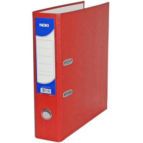 Papetărie / Birotică - BIBLIORAFT PLASTIFIAT 7.5CM ROSU NOKI