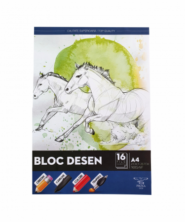 Papetărie / Birotică - Bloc Desen A4 160g Pigna