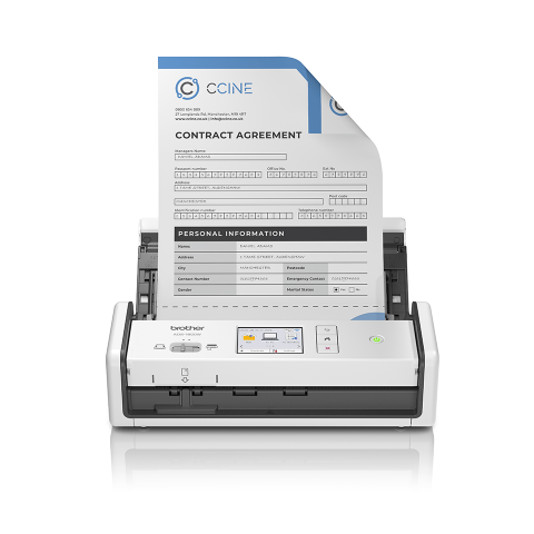 Scanere - Brother ADS-1800W, Scaner de documente compact, portabil, Wireless