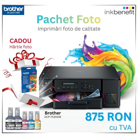 Echipamente de printare - Brother DCP-T530DW, Multifuncțional Inkjet Color Wireless