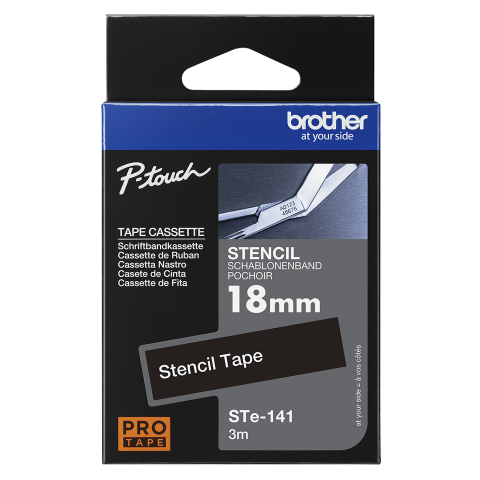 Brother STe-141 Bandă Șablon Originală 18mm - Etichetare Precisă și Profesională [3]