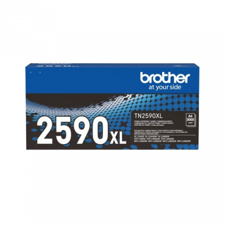 Consumabile - Brother TN-2590XL, Cartuș Original Toner Negru