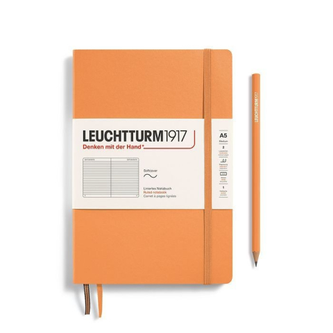 Rechizite Școlare - Caiet A5 DR Cop. Flexibila Piersica Leuchtturm