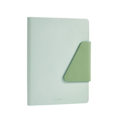 Papetărie / Birotică - CAIET BIROU A5 96F DR COPERTA PIELE SI CLAPETA NUSIGN VERDE DELI