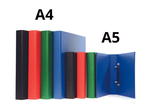 Caiete - Caiet mecanic plastifiat 2 inele A4 DACO Negru