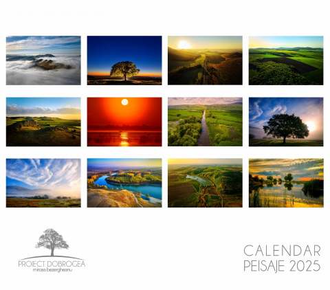 Susține Proiect Dobrogea - Calendar Peisaje 2025