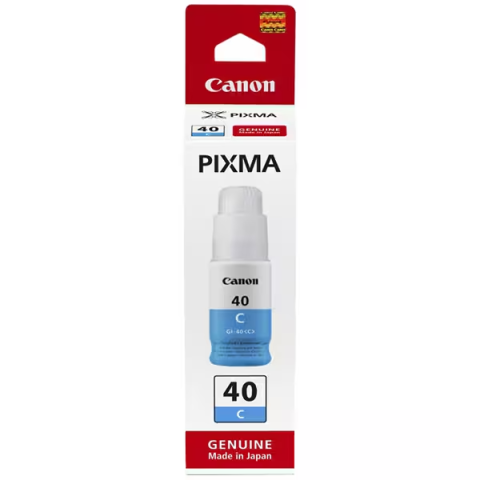 Flacoane Cerneală - Canon GI-40 C, Flacon Original Cerneala Cyan