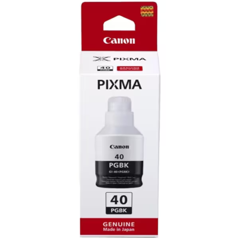 Flacoane Cerneală - Canon GI-40 PGBK, Flacon Original Cerneala Black