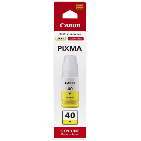 Flacoane Cerneală - Canon GI-40 Y, Flacon Original Cerneala Yellow