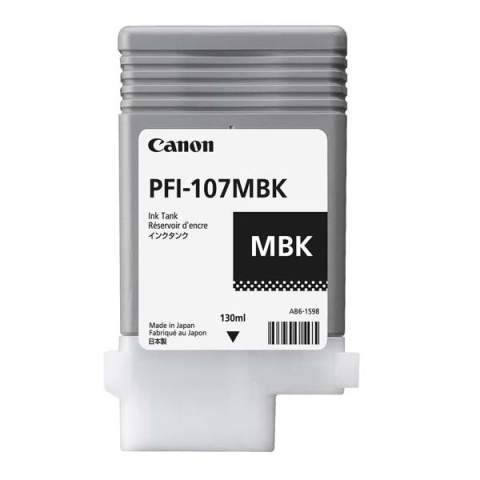 Consumabile - Canon PFI-107 MBK, Cartus Original Cerneala Matte Black 130 ml
