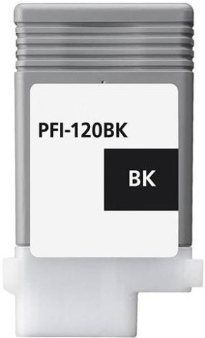 Flacoane Cerneală - Canon PFI-120 BK, Cartus Original Cerneala Black 130 ml
