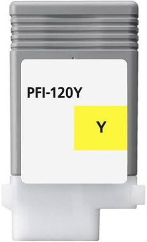 Flacoane Cerneală - Canon PFI-120 Y, Cartus Original Cerneala Yellow 130 ml