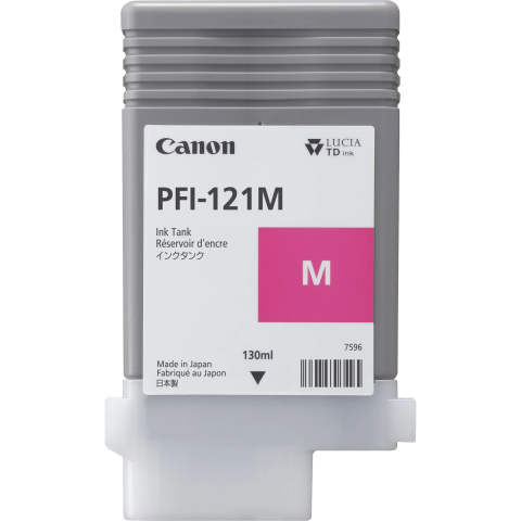 Flacoane Cerneală - Canon PFI-121 M, Cartus Original Cerneala Magenta 130 ml