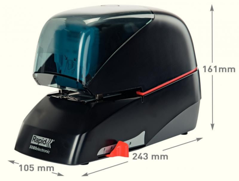 Capsator Electric 80 Coli Supreme 5080E Negru Rapid [4]