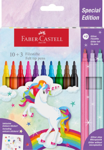 CARIOCA 10+3 CULORI UNICORNI FABER-CASTELL [4]