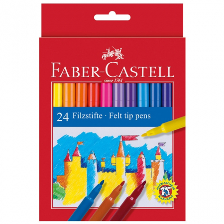Carioci - Carioci 24 Culori Faber-Castell