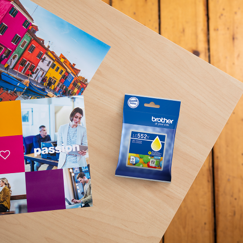 Cartuș de cerneală Brother LC552Y original – Yellow [3]