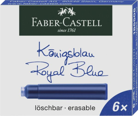 CARTUSE CERNEALA MICI ALBASTRE 6 BUC/CUTIE FABER-CASTELL [3]
