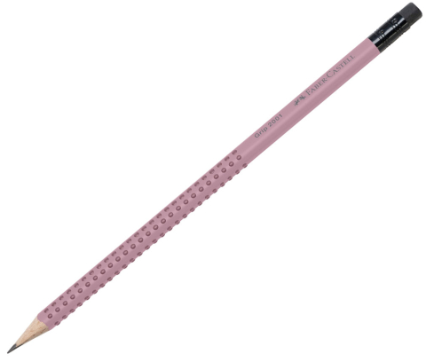 Creioane Grafice - CREION GRAFIT B CU GUMA GRIP 2001 ROSE 2022 FABER-CASTELL
