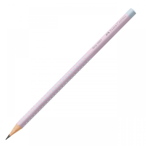 Papetărie / Birotică - CREION GRAFIT B GRIP 2001 FLOW ROZ-BLEU FABER-CASTELL