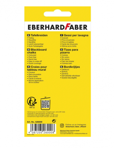 Creta colorată Colori, 12buc/cutie, Eberhard Faber [1]