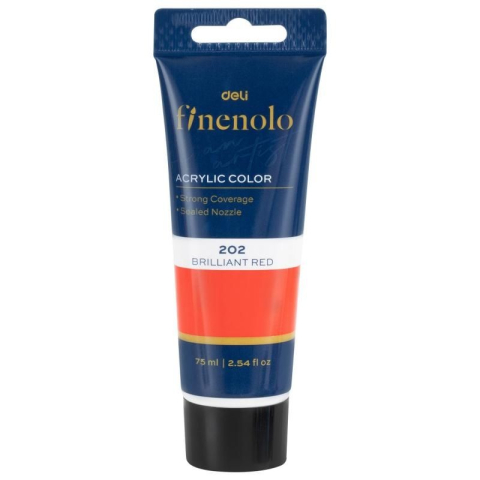 Papetărie / Birotică - Culori Acrilice 75Ml Rosu Deli