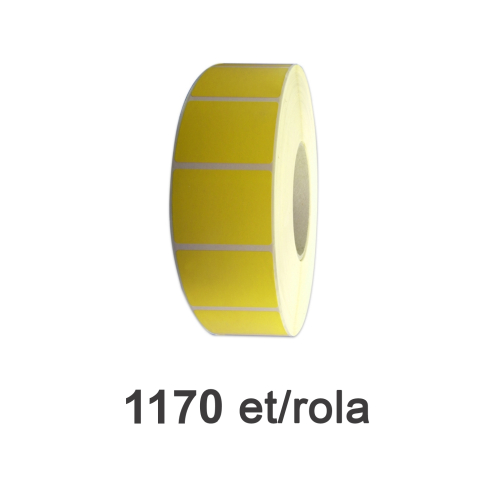 Consumabile - Etichete Termice 50X32mm X1000 Galbene ITG