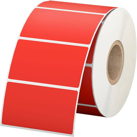 Consumabile - Etichete Termice 58x43mm X1000 Rosii ITG