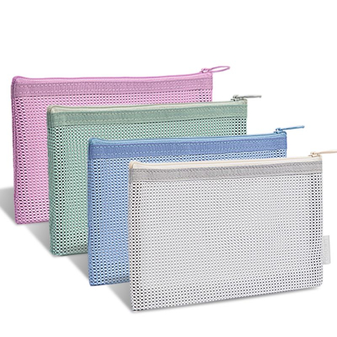 Papetărie / Birotică - Etui Mesh Textil Color PT Accesorii Deli