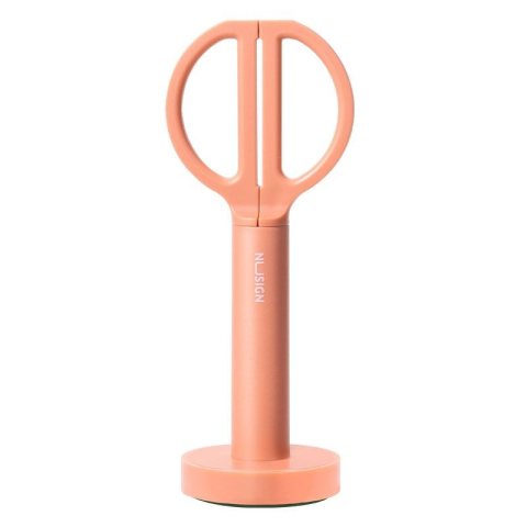 Papetărie / Birotică - FOARFECA BIROU CU SUPORT 18CM ROZ NUSIGN DELI