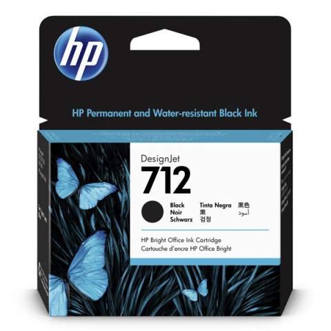 Flacoane Cerneală - HP 3ED71A Cartus cerneala negru ORIGINAL HP 712