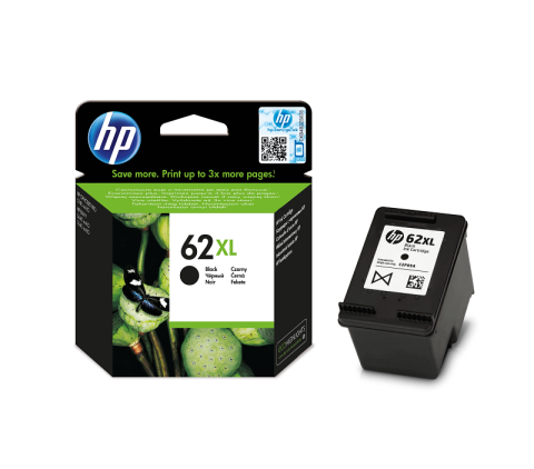 Flacoane Cerneală - HP C2P05AE Cartus cerneala negru ORIGINAL HP 62XL