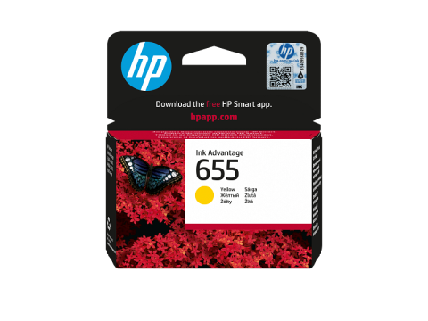 Flacoane Cerneală - HP CZ112AE Cartus cerneala yellow ORIGINAL HP 655