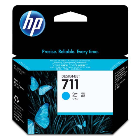 Flacoane Cerneală - HP CZ130A Cartus cerneala cyan ORIGINAL 711 C