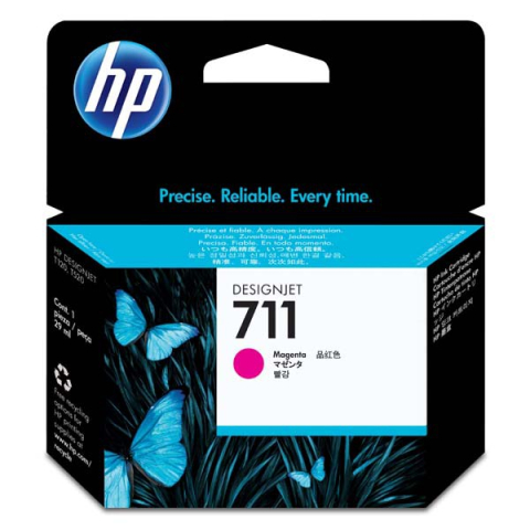 Flacoane Cerneală - HP CZ131A Cartus cerneala magenta ORIGINAL 711 M