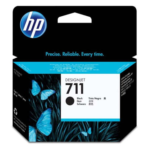 Flacoane Cerneală - HP CZ133A Cartus cerneala negru ORIGINAL 711 Xl Bk