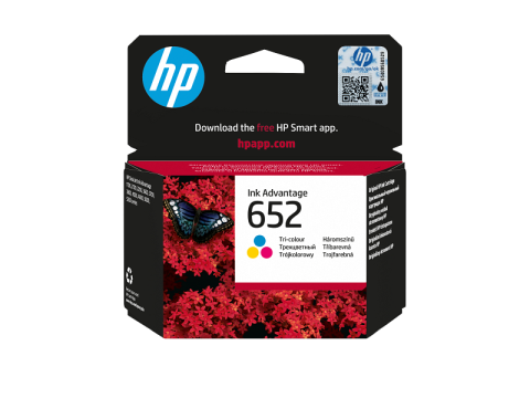 Flacoane Cerneală - HP F6V24AE Cartus cerneala color ORIGINAL HP 652