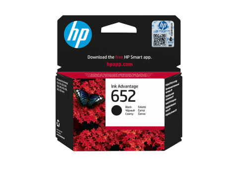 Flacoane Cerneală - HP F6V25AE Cartus cerneala negru ORIGINAL HP 652 Black
